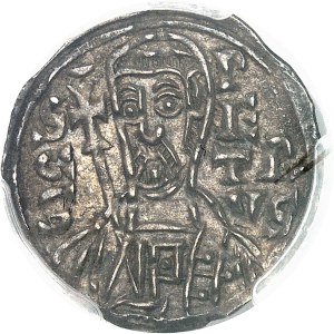 Vatican, John VIII (872-882). Denarius with Charles the Bald or Charles the Fat ND, Rome.