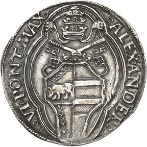 Vatican, Alexandre VI (1492-1503). Gros (grosso) ND (1494), Rome.