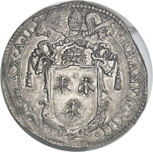 Vatican, Urban VIII (1623-1644). Teston 1625 - An II, Rome.