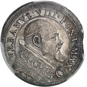 Vatican, Urban VIII (1623-1644). Teston 1643 - An XX, Rome.