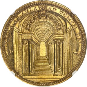Vatican, Alexander VII (1655-1667). Gold Medal, restoration of the 