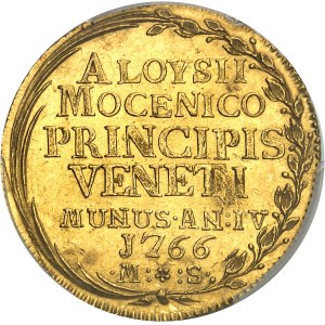 Venise, Alvise IV Mocenigo (1763-1778). Oselle de 4 sequins 1766 - An IV, Venise.