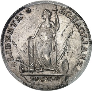 Venice, Provisional Government (1797-1798). 10 lire of Venice 1797, V, Venice.