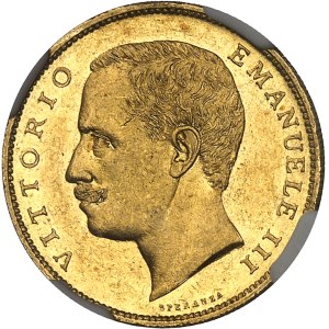 Victor-Emmanuel III (1900-1946). 20 lire à l’aigle 1905, R, Rome.