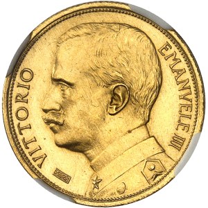 Victor-Emmanuel III (1900-1946). 20 lire Or (ESPOSIZIONE INTERNAZIONALE AGRICOLA INDUSTRIALE), frappe de collection 1926, R, Rome.