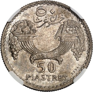 Lebanon (Republic of). Essay of 50 piastres 1939, Paris.