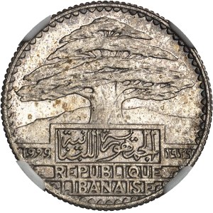 Liban (République du). Essai de 25 piastres 1929, Paris.