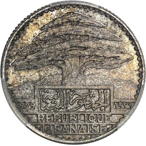 Liban (République du). Essai de 25 piastres, Frappe spéciale (SP) 1929, Paris.