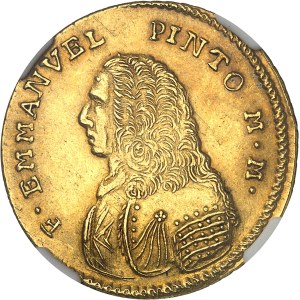 Emmanuel Pinto (1741-1773). 4 sequins ND (1742), La Valette.