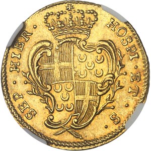 Emmanuel Pinto (1741-1773). 4 sequins ND (1742), La Valette.