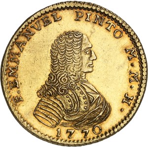 Emmanuel Pinto (1741-1773). 20 scudi 1770, La Valette.