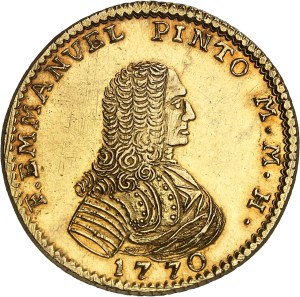 Emmanuel Pinto (1741-1773). 20 scudi 1770, Valletta.