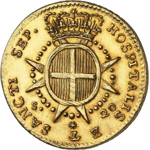Emmanuel Pinto (1741-1773). 20 scudi 1770, La Valette.
