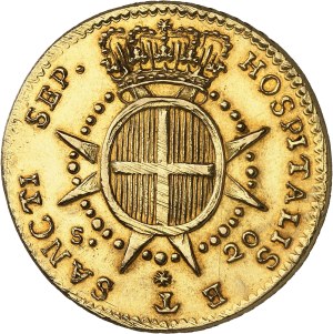 Emmanuel Pinto (1741-1773). 20 scudi 1770, Valletta.