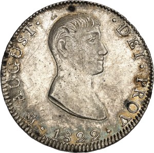 Agustín de Iturbide (1822-1823). 8 reales 1822 JM, M°, Mexico City.