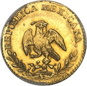 Republic of Mexico (1821-1917). 1 escudo 1856/4 GF/GC, M°, Mexico City.