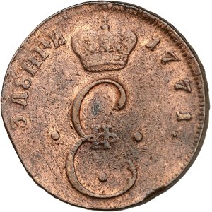Catherine II (1762-1796). Para ou 3 dengas 1771, S, Sadhora (actuelle Ukraine).