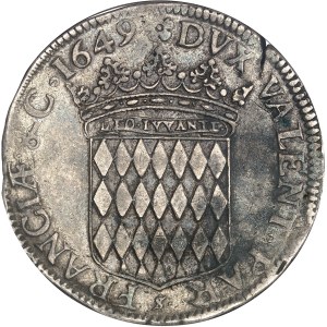 Honoré II (1604-1662). Écu de 60 sols 1649, Monaco.