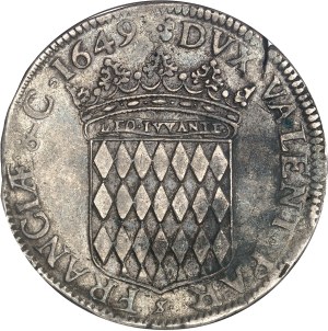 Honoré II (1604-1662). Ecu de 60 sols 1649, Monaco.