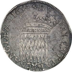 Honoré II (1604-1662). Écu de 60 sols 1654, Monaco.