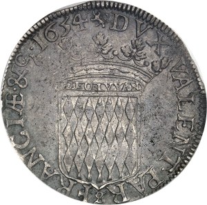 Honoré II (1604-1662). Ecu de 60 sols 1654, Monaco.