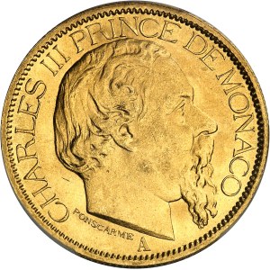 Charles III (1853-1889). 100 (Cent) francs 1882, A, Paris.