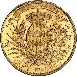 Albert Ier (1889-1922). 100 (cent) francs 1895, A, Paris.