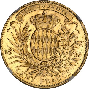 Albert I (1889-1922). 100 (one hundred) francs 1895, A, Paris.