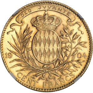 Albert Ier (1889-1922). 100 (cent) francs 1904, A, Paris.