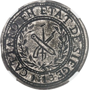First Empire / Napoleon I (1804-1814). 5 francs (1 ounce), siege of Cattaro, without grenades 1813, Cattaro.