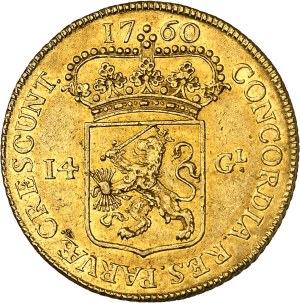 Gelderland (Guelders), Republic of the Seven United Provinces of the Netherlands (1581-1795). 14 florins 