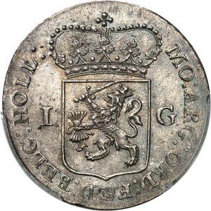 Hollande, République des Sept Provinces-Unies des Pays-Bas (1581-1795). 1 florin (1 gulden) 1791, Amsterdam.