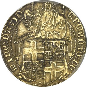 Utrecht (bishopric of), David of Burgundy (1455-1496). David's Golden Harp (ducat) ND, Utrecht.