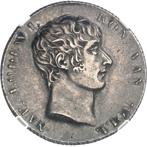 Hollande (royaume de), Louis Napoléon (1806-1810). Essai de 1 florin, avec signature GEORGE 1807, Utrecht.