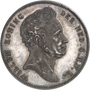 William I (1815-1840). 2 1/2 florins (2 1/2 guldens), Flan bruni (PROOF) 1840, Utrecht.