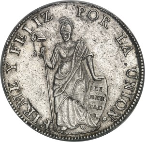 Republic of Peru (since 1821). 8 reals 1832 B, Cuzco.