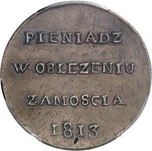 Alexander I (1801-1825). 6 groszy, siege of Zamosc 1813, Zamosc.