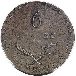 Alexandre Ier (1801-1825). 6 groszy, siège de Zamosc 1813, Zamosc.