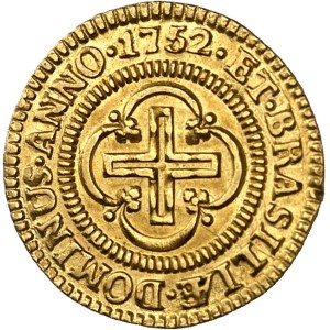 Joseph Ier (1750-1777). Quartinho ou 1200 réis 1752, Lisbonne.