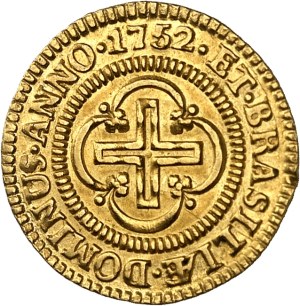 Joseph I (1750-1777). Quartinho or 1200 réis 1752, Lisbon.
