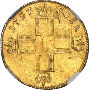 Paul Ier (1796-1801). Ducat 1797 CM-ГΛ, Saint-Pétersbourg.