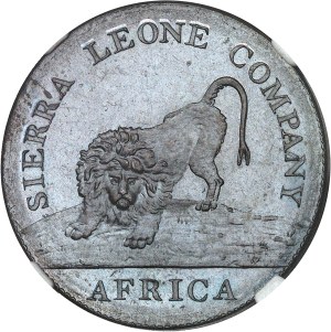British colony. 1 penny, small module, burnished flan (PROOF) 1791.