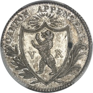 Appenzell (canton d’). 1/2 franc Suisse 1809.