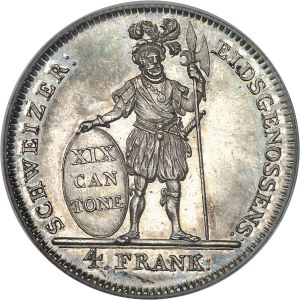 Aargau (canton of). 4 franken 1812, Bern.