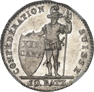 Vaud (canton of). 10 batzen 1810, Lausanne.