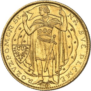 First Czechoslovak Republic (1918-1938). 3 ducat gold medal, millennium of Christianity in Bohemia 1929, Kremnitz.