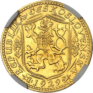 First Czechoslovak Republic (1918-1938). Ducat 1929, Kremnitz.