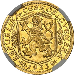 Première république tchécoslovaque (1918-1938). Ducat 1933, Kremnitz.
