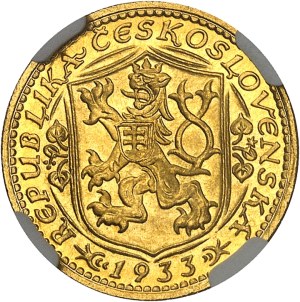 First Czechoslovak Republic (1918-1938). Ducat 1933, Kremnitz.