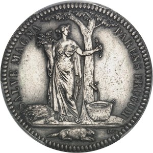 Castorland (1792-1800). 1/2 dollar token, re-struck with new corners 1796 (after 1880), Paris.